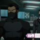 Black Lightning and Nightwing preparing for a stealth mission.